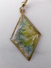 Load image into Gallery viewer, Nigella Flower Diamond Brass Earrings
