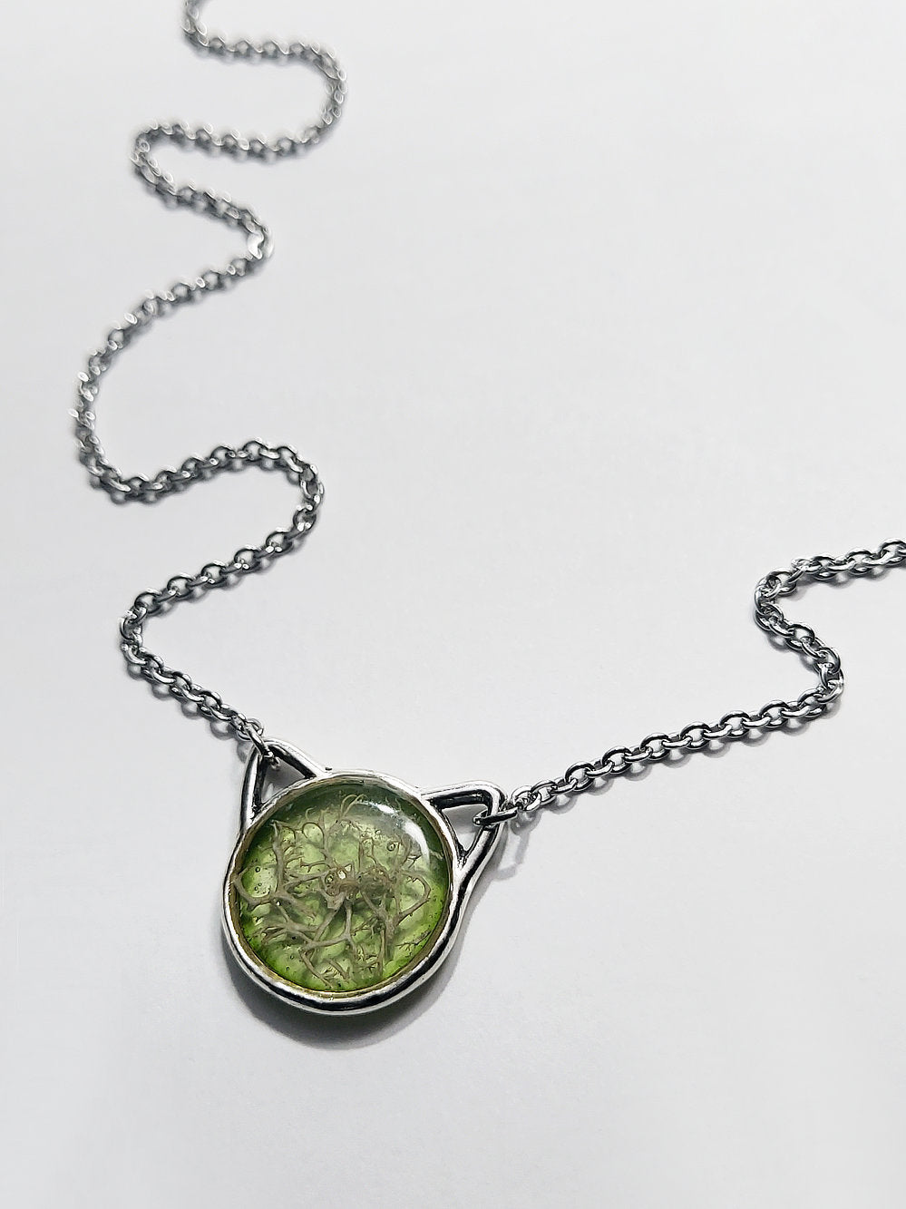 Lichen Moss Collar Necklace