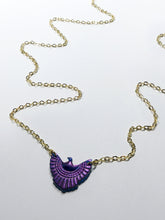 Load image into Gallery viewer, Blue Bead Thunderbird Collar Necklace
