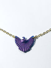 Load image into Gallery viewer, Blue Bead Thunderbird Collar Necklace

