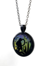 Load image into Gallery viewer, Starry Night Mouse Party Pendant Necklace
