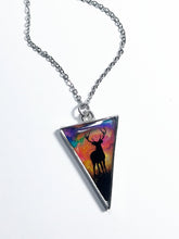 Load image into Gallery viewer, Triangle Bezel Pendant Necklace
