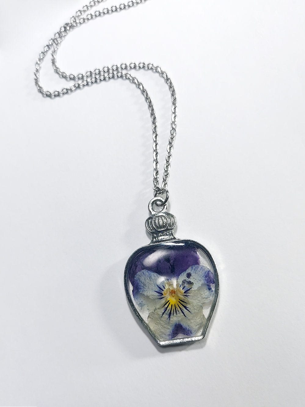 Pansy Potion Pendant Necklace