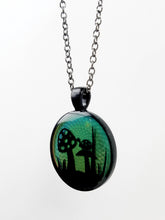 Load image into Gallery viewer, Mushroom Ladybug Mood Pendant Necklace
