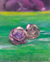 Load image into Gallery viewer, Rose Shape Resin Post Stud Earrings
