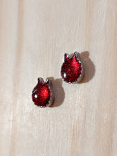 Load image into Gallery viewer, Tiny Red Totoro Stud Earrings
