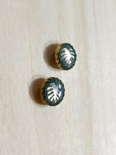 Load image into Gallery viewer, Tiny Monstera Decal Post Stud Earrings
