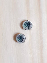 Load image into Gallery viewer, Tiny Monstera Decal Post Stud Earrings

