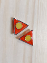 Load image into Gallery viewer, Triangle Post Stud Earrings
