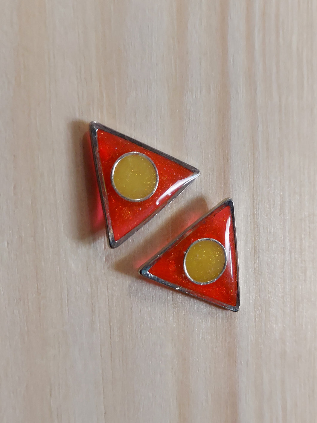 Triangle Post Stud Earrings