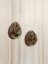 Load image into Gallery viewer, Iridescent Yarrow Spike Dome Post Stud Earrings
