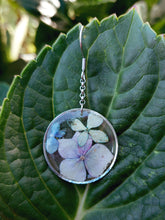 Load image into Gallery viewer, Colorful Hydrangea Round Drop Earrings
